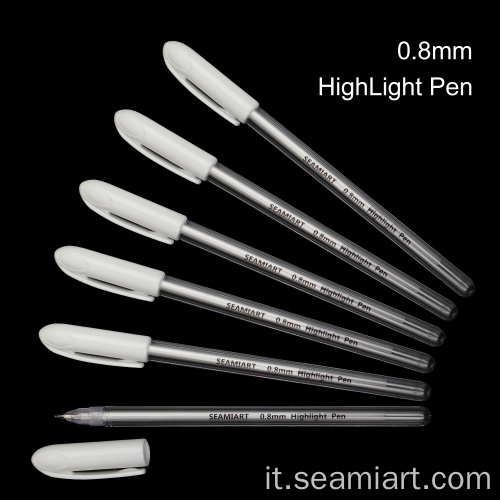 Penna bianca di Seamiart 0,8 mm